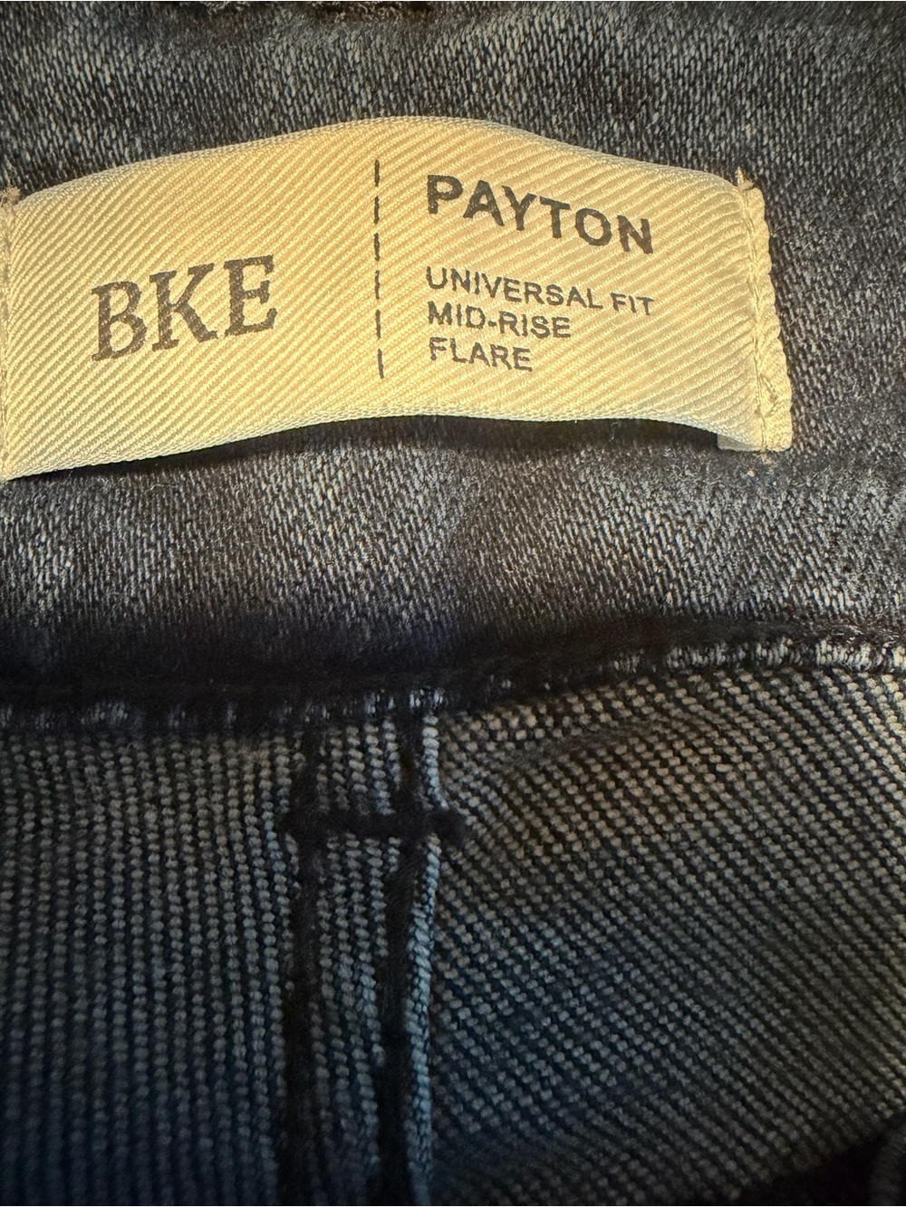 BKE Payton Mid-Rise Flare Jeans - Black